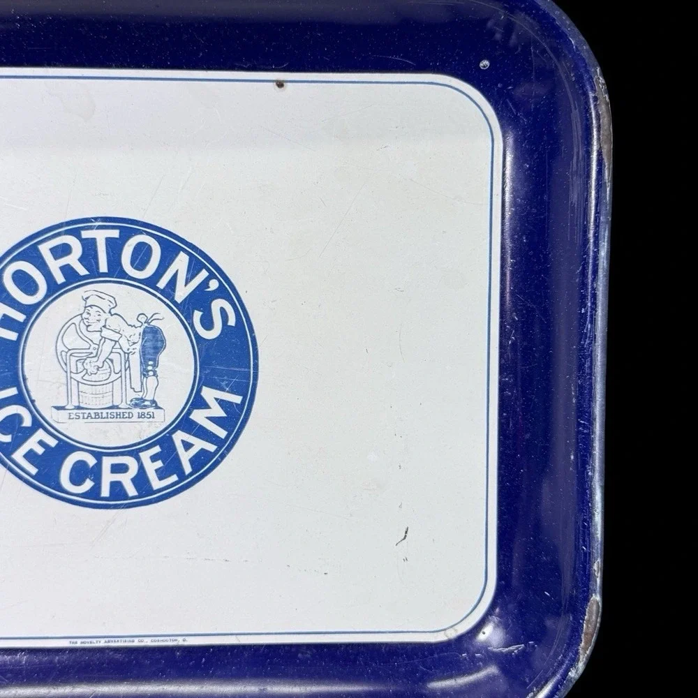 Horton's Ice Cream Serving Tray Memorabilia ‎ Metal Advertising 13x10